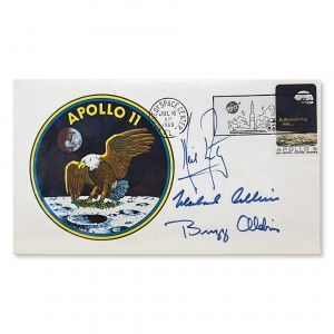 Apollo 11 Crew Signed Insurance Cover