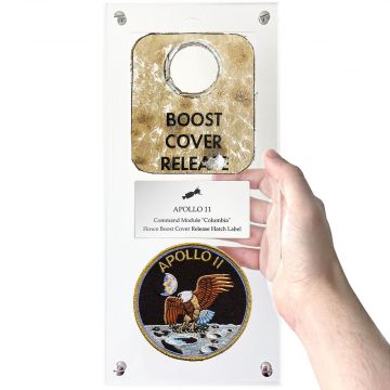 Apollo 11 CM Columbia Flown Hatch Decal