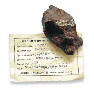 Odessa Iron Meteorite 104g