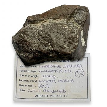 Labenne Sahara Stone Meteorite 211g
