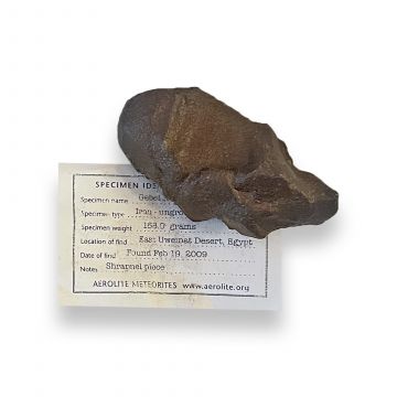Gebel Kamil Iron Meteorite 168g