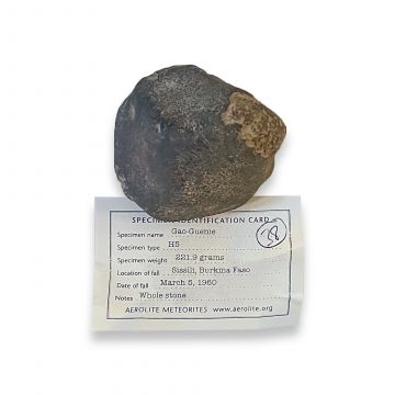 Gao-Guenie Stone Meteorite 221g