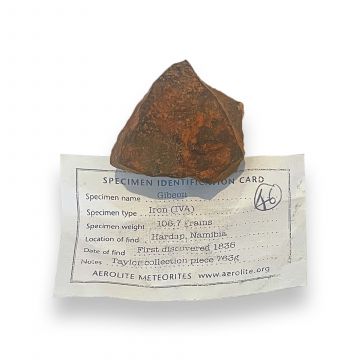 Gibeon Iron Meteorite 106g
