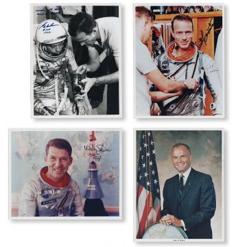 Mercury Astronaut Signed Photo Collection