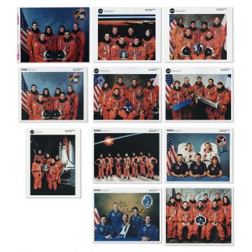 Space Shuttle Crew Signed Litho Collection #1