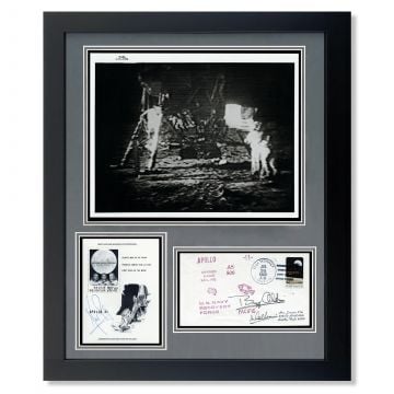 Apollo 11 Crew Autograph & Litho Display