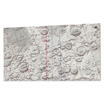 Apollo 17 Flown Photography Map - A6