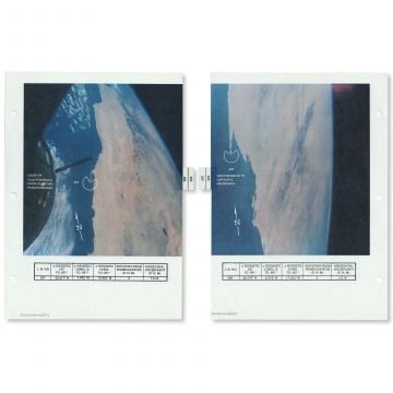 Apollo 9 Flown Sahara Desert Photo Map