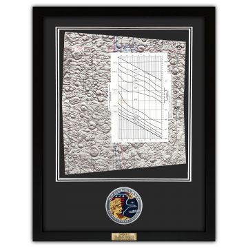 Apollo 17 Flown Hasselblad Chart Map